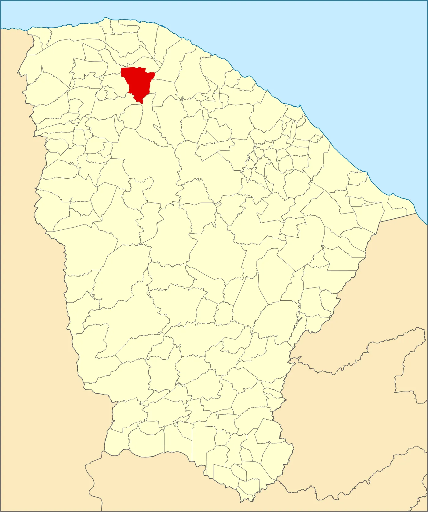 Brazil Ceará Santana do Acaraú location map.svg