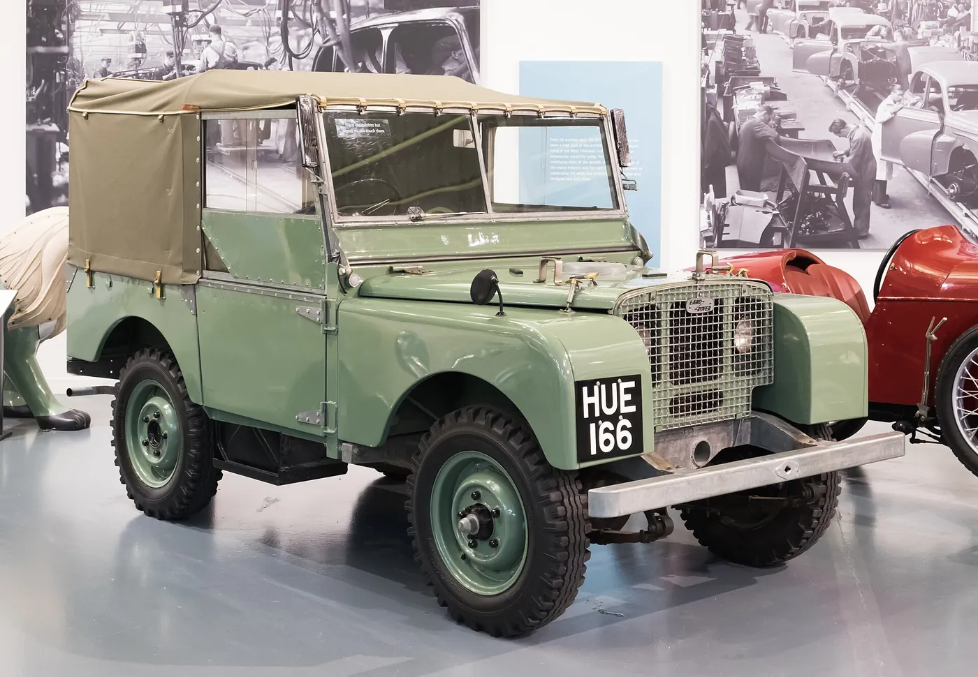 The Land Rover Series I, II, and III (commonly referred to as 'Series' Land Rovers, to distinguish them from later model