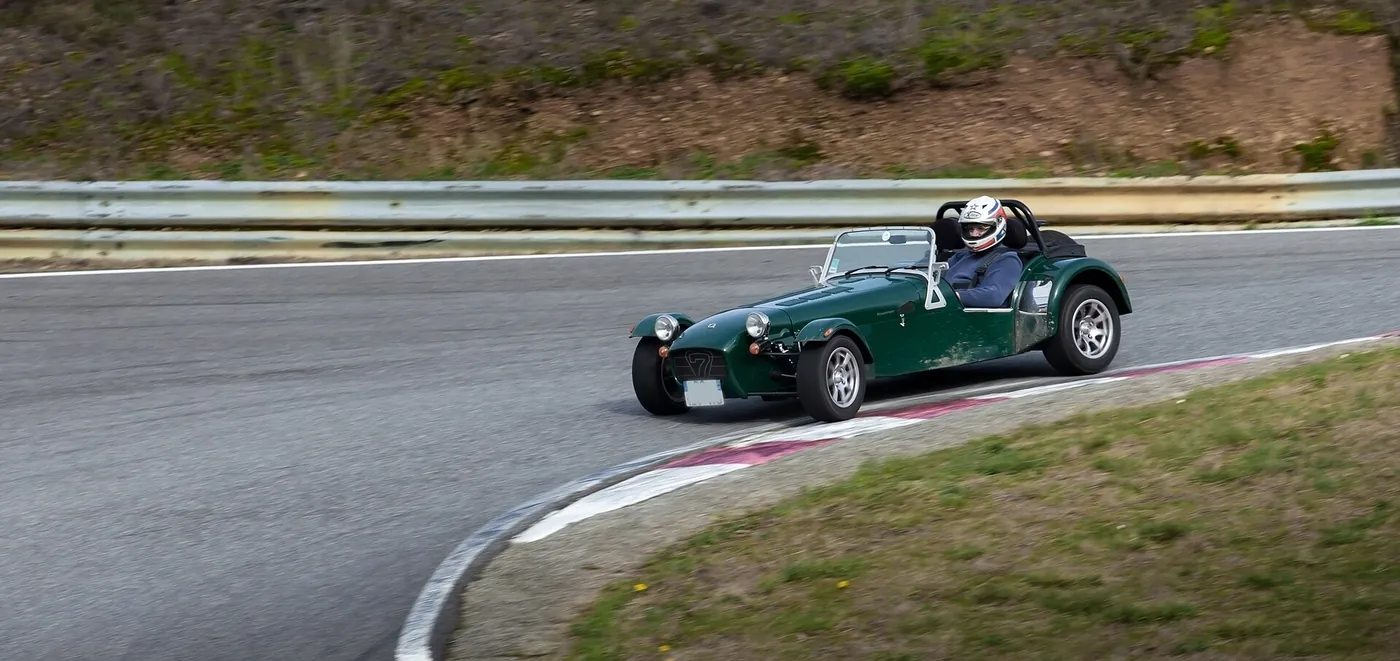 Caterham Lotus Super Seven - Club ASA - Circuit Pau-Arnos - Le 9 février 2014 - Honda Porsche Renault Secma Seat - Photo