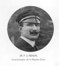 Der spanische Automobilbauer, Radrennfahrer und Automobilrennfahrer Francisco Serramalera Abadal (1875-1939)