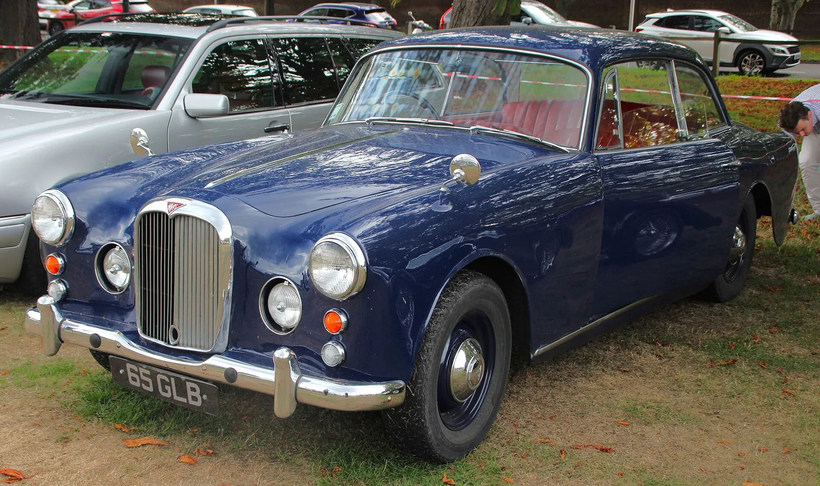 An Alvis TD21 taken at Hampton Court Concours 2022.