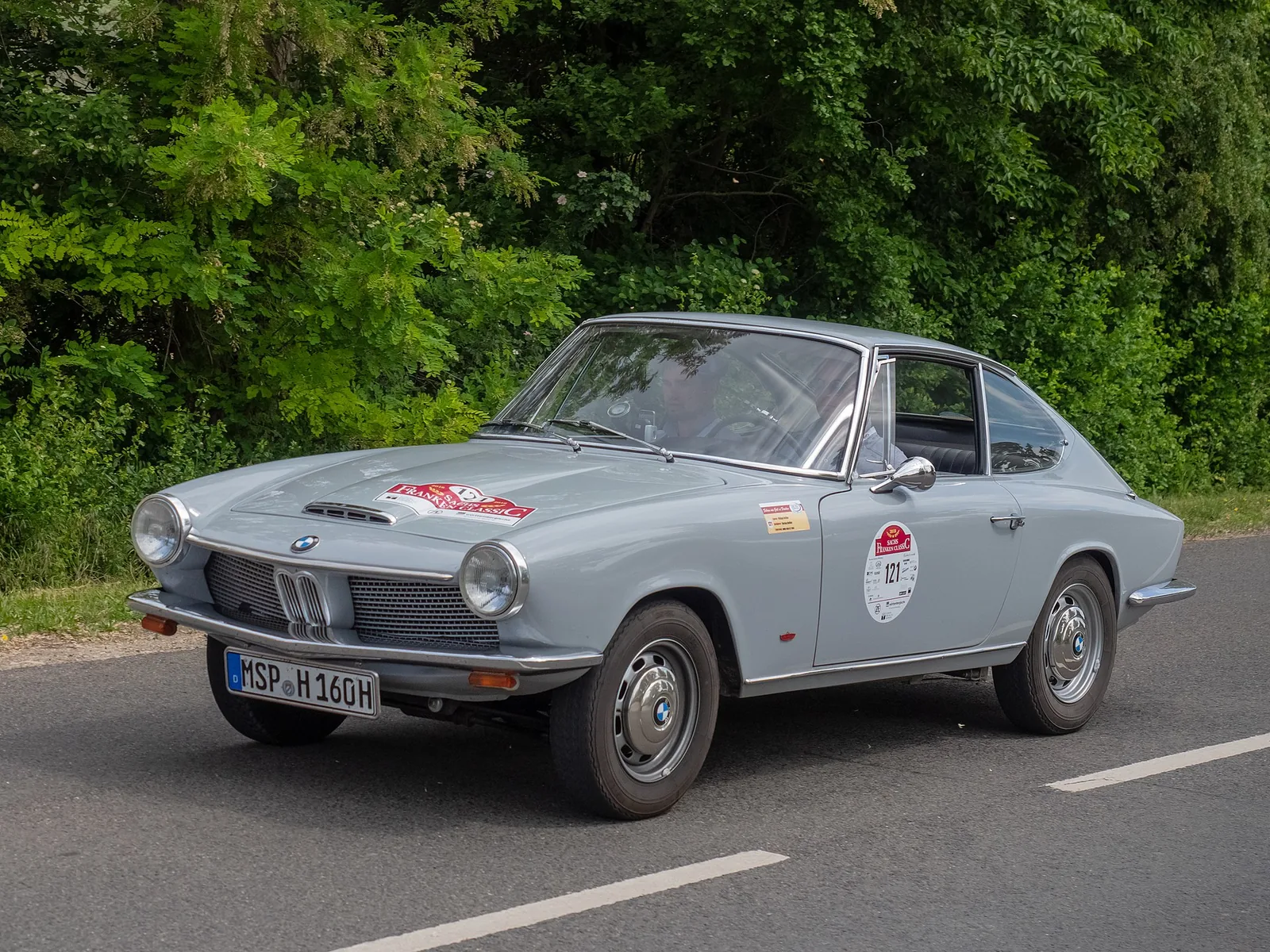 BMW 1600 GT at the Sachs Franken Classic 2018 Rally, Stage 2