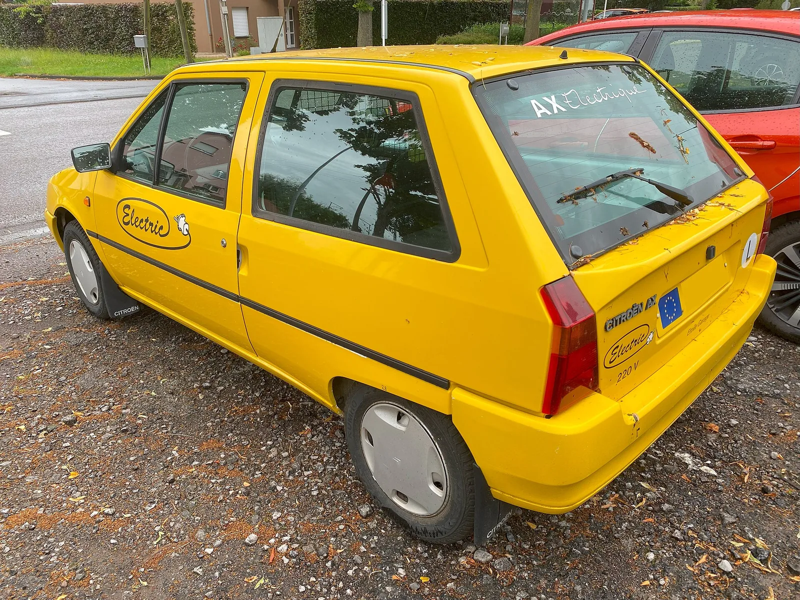Citroën AX Electric Vehicle 'Electrique' (1993-1996), 2-seat cargo variant formerly used by the Luxembourg postal service (formerly P&T), cu