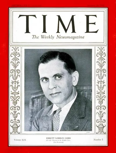 Industrialist Errett Lobban Cord on the cover of Time Magazine, January 18, 1932.
Works copyrighted before 1964 had to have the copyright re