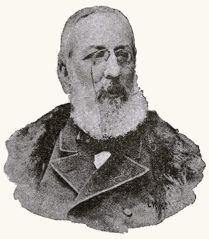 Retrato de Eusebio García Page y Albareda. Fue diputado a Cortes por el distrito electoral de Alcalá de Henares en 1872.