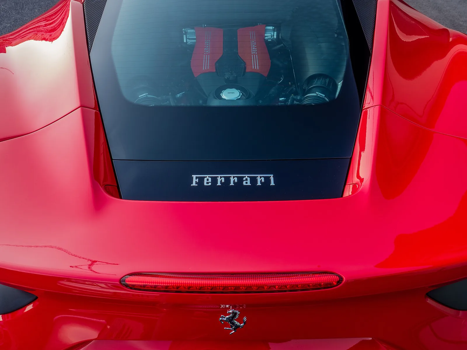 Ferrari 488 Rear View