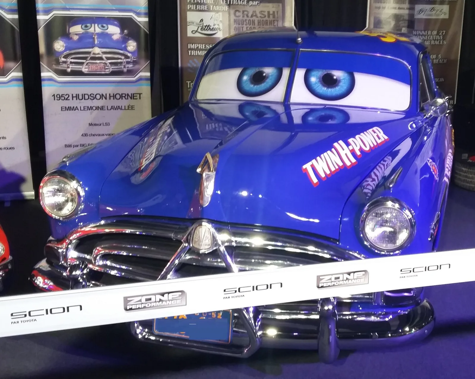 1952 Hudson Hornet photographed in Montreal, Quebec, Canada at the Salon International de l’auto de Montréal 2016.
