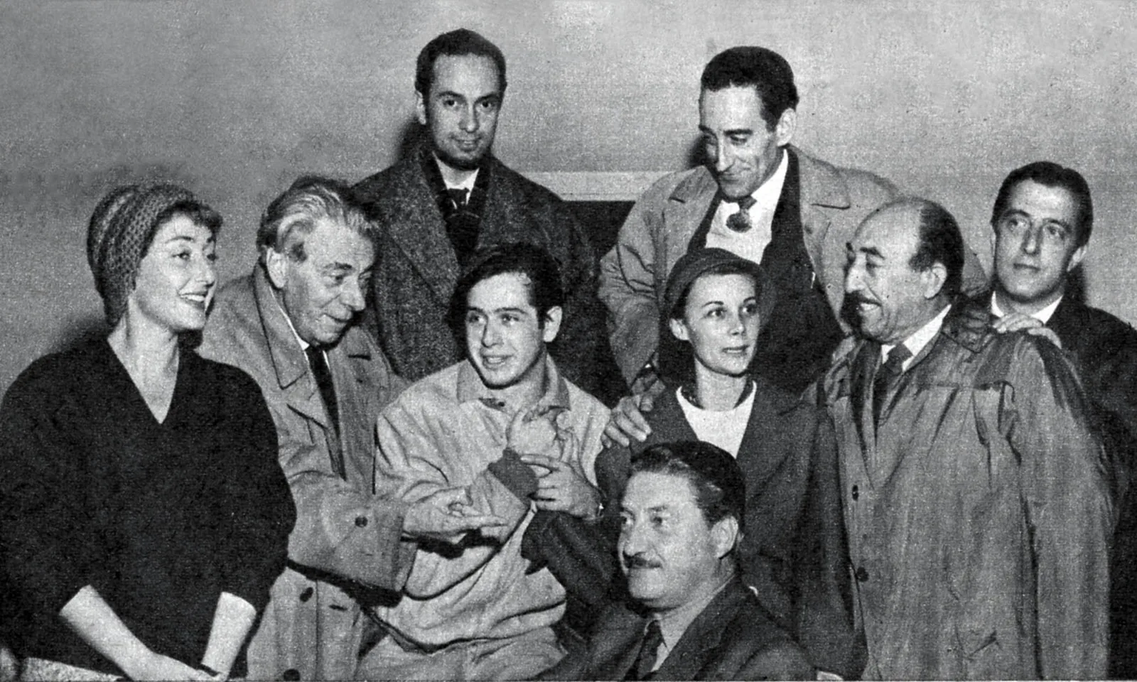 Marisa Mantovani, Aldo Silvani, Franco Graziosi, Corrado Pani, Anton Giulio Majano, Valentina Fortunato, Roberto Bertea, Cesare Polacco, Gia
