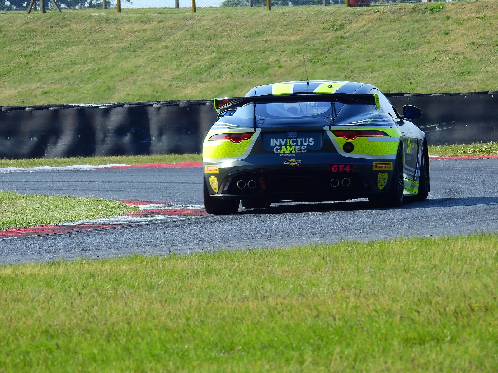 Jaguar F-Type SVR GT4, McCulley, George, Snetterton 2018, British GT