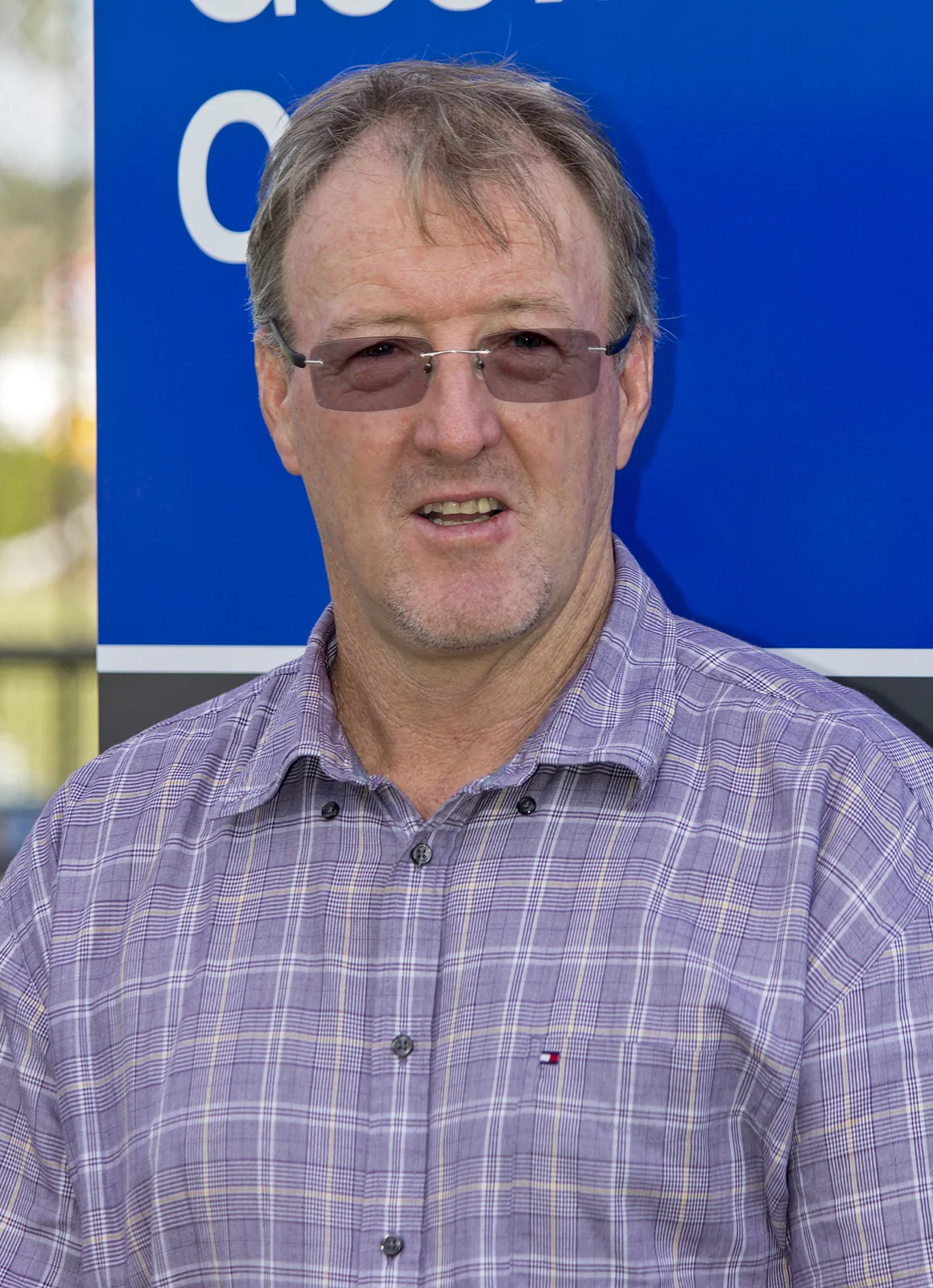 Geoff Lawson at the official naming at Bolton Park in Wagga Wagga.