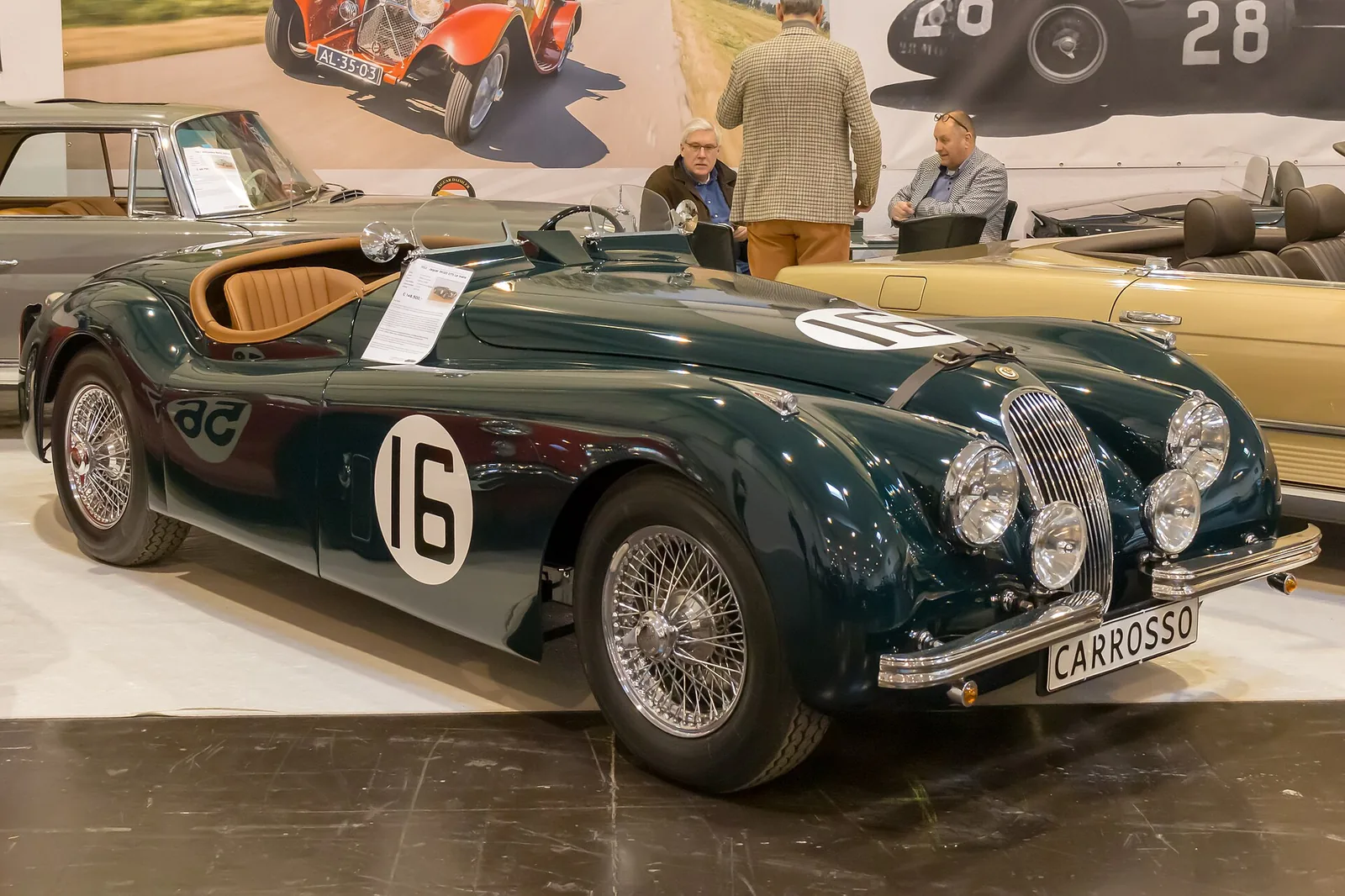 Jaguar XK120 OTS at Techno Classica 2018, Essen