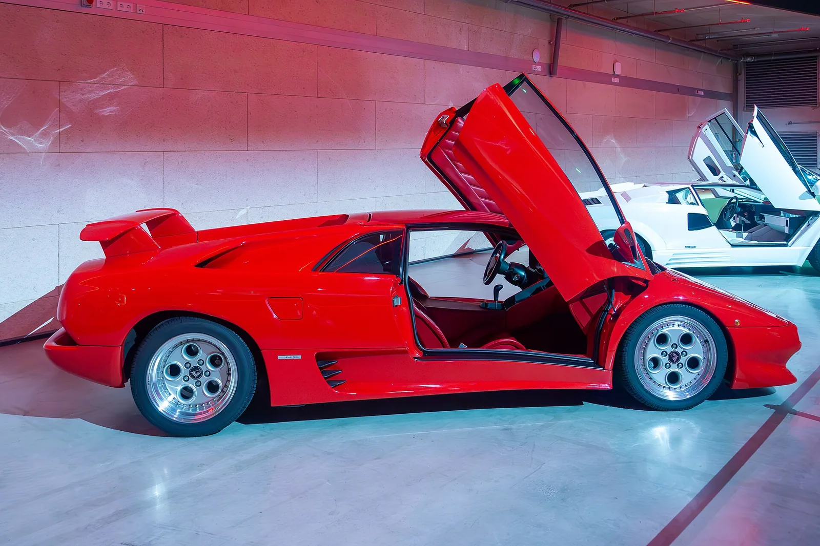 Lamborghini Diablo at Motortreff Bella Italia 2024 at Motorworld Munich