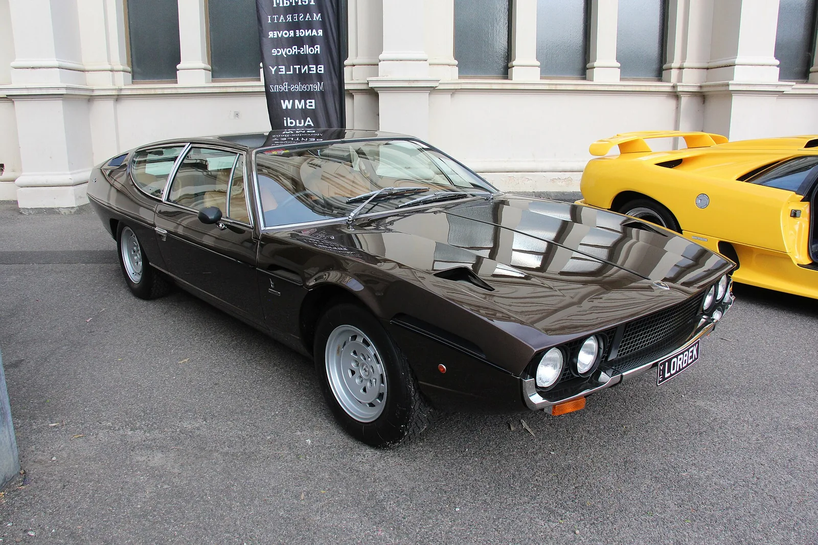 Founded in 1963, Lamborghini builds luxury sports cars.
The Espada was a 4-seat grand touring coupé built between 1968 and 1978, it was sold