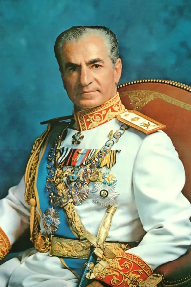 An official portrait of Mohammad Reza Shah Pahlavi, the late Shah of Iran. Mohammad Reza Shah reigned as Shahanshah of Iran from 1941 until 