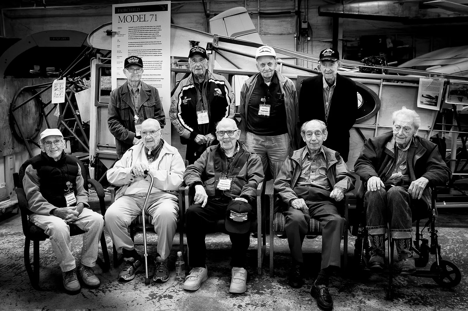 First row, left to right: Gerry Russello, Robert Brocklehurst, Paul Shaughency, Allan Seroll, Clint Goodwin; back row, left to right: Roy Do