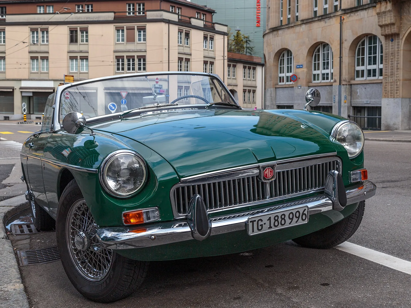 MG B Roadster in St. Gallen