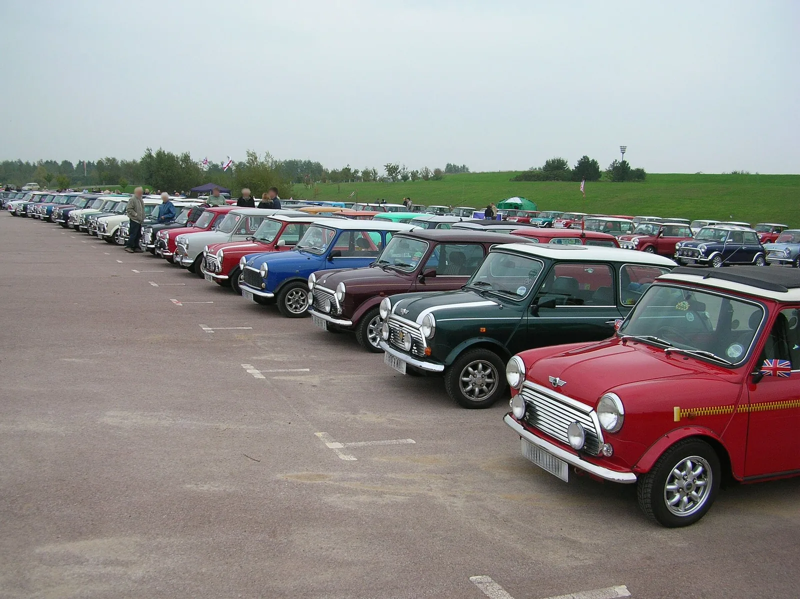 Minis at the Alec Issigonis centenary rally in 2006 at the Heritage Motor Centre, Gaydon, UK