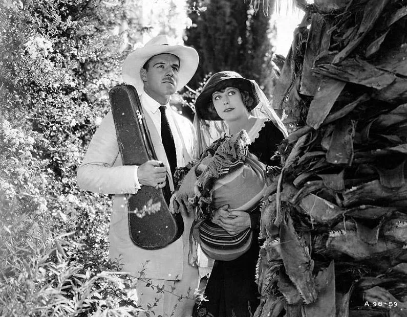 Jack Holt and Seena Owen in the American film Victory (1919) - publicity still