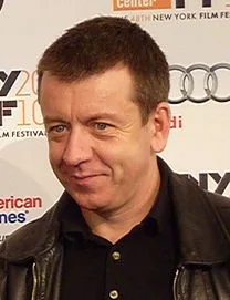 Screenwriter Peter Morgan at a "Hereafter" press conference.