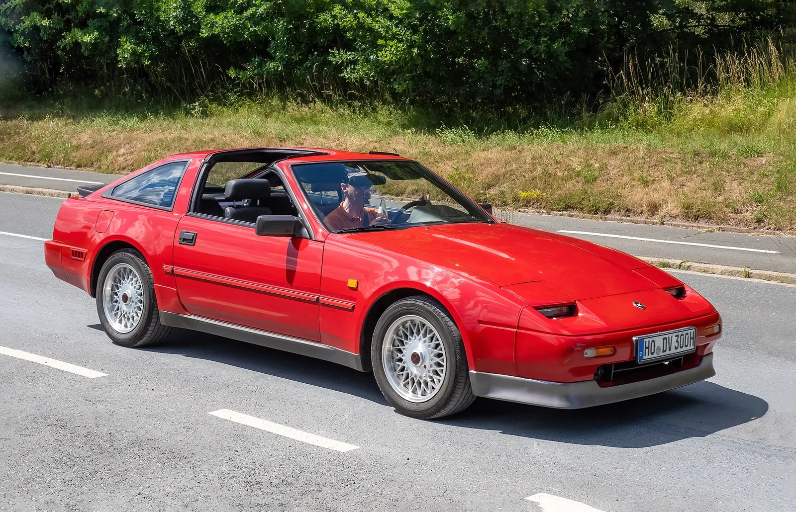 Nissan 300ZX on its way to the 2022 Oldtimer Meeting in Kulmbach