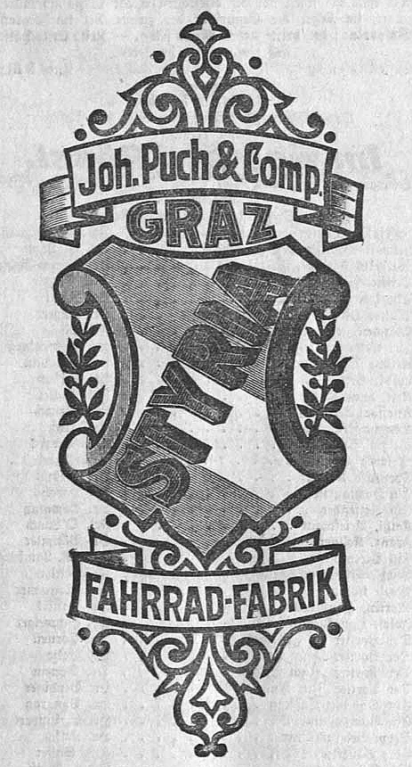 Styria Joh. Puch & Company Fahrradfabrik auch als Fahrradmarke