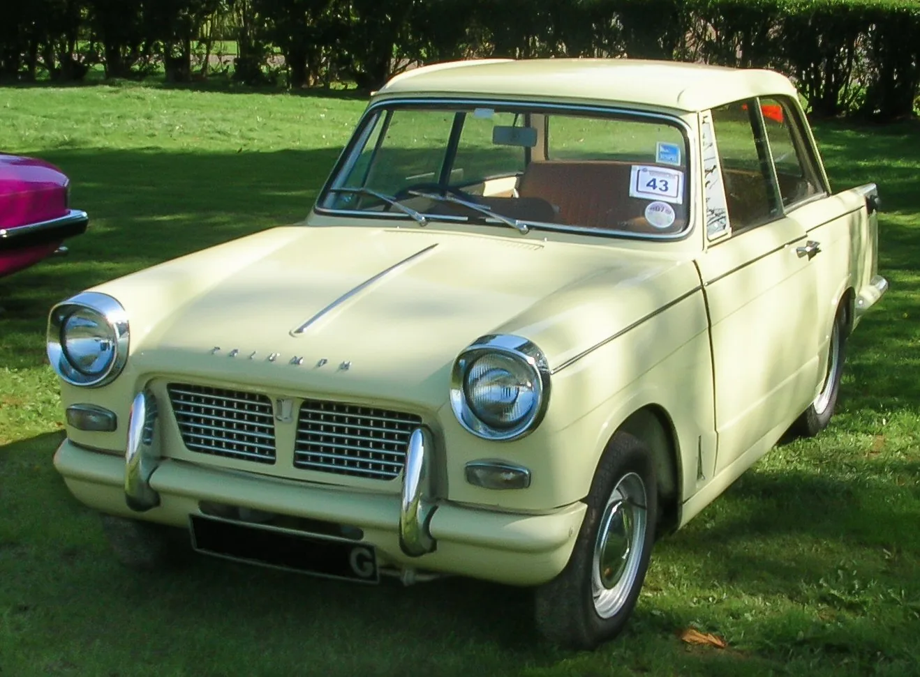 A 1968 Triumph Herald 1200. Photographed at the Coventry Festival of Motoring 2006.