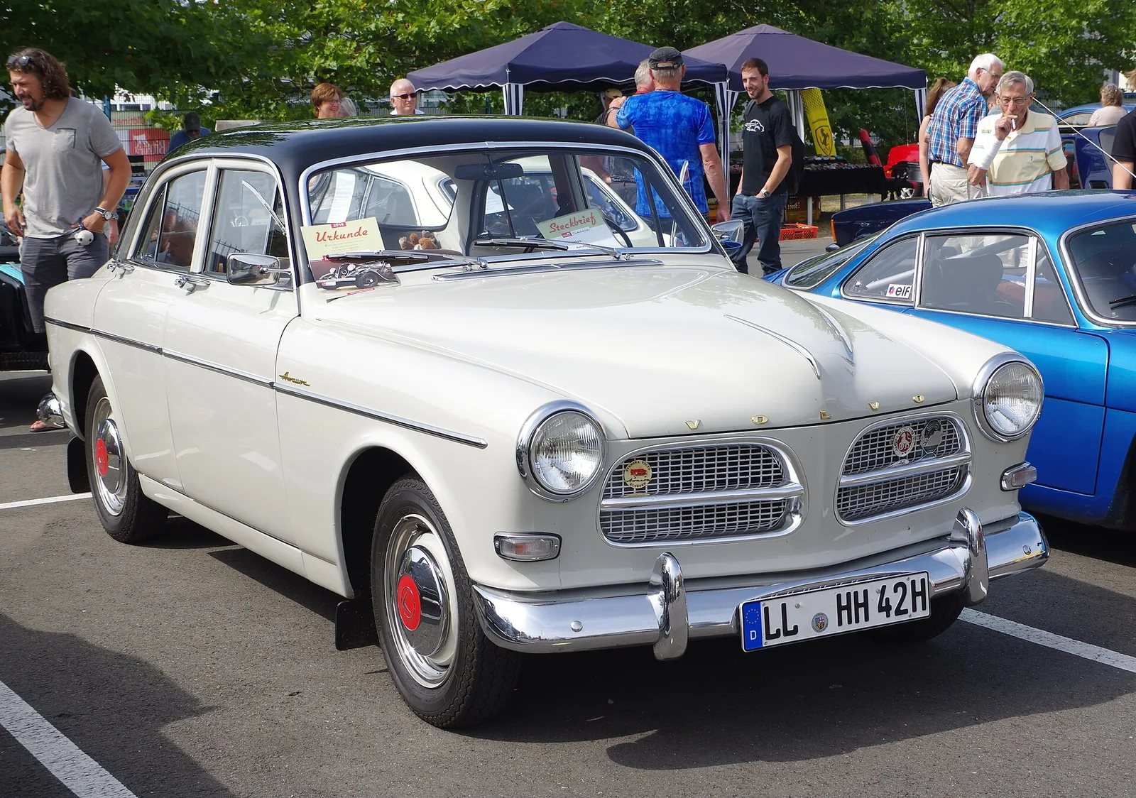 Volvo Amazon, 1960, 1600cm³, 4 Zyl., 60 PS
, Bitburg Classic 2016, Das Nummernschild ist verfälscht!