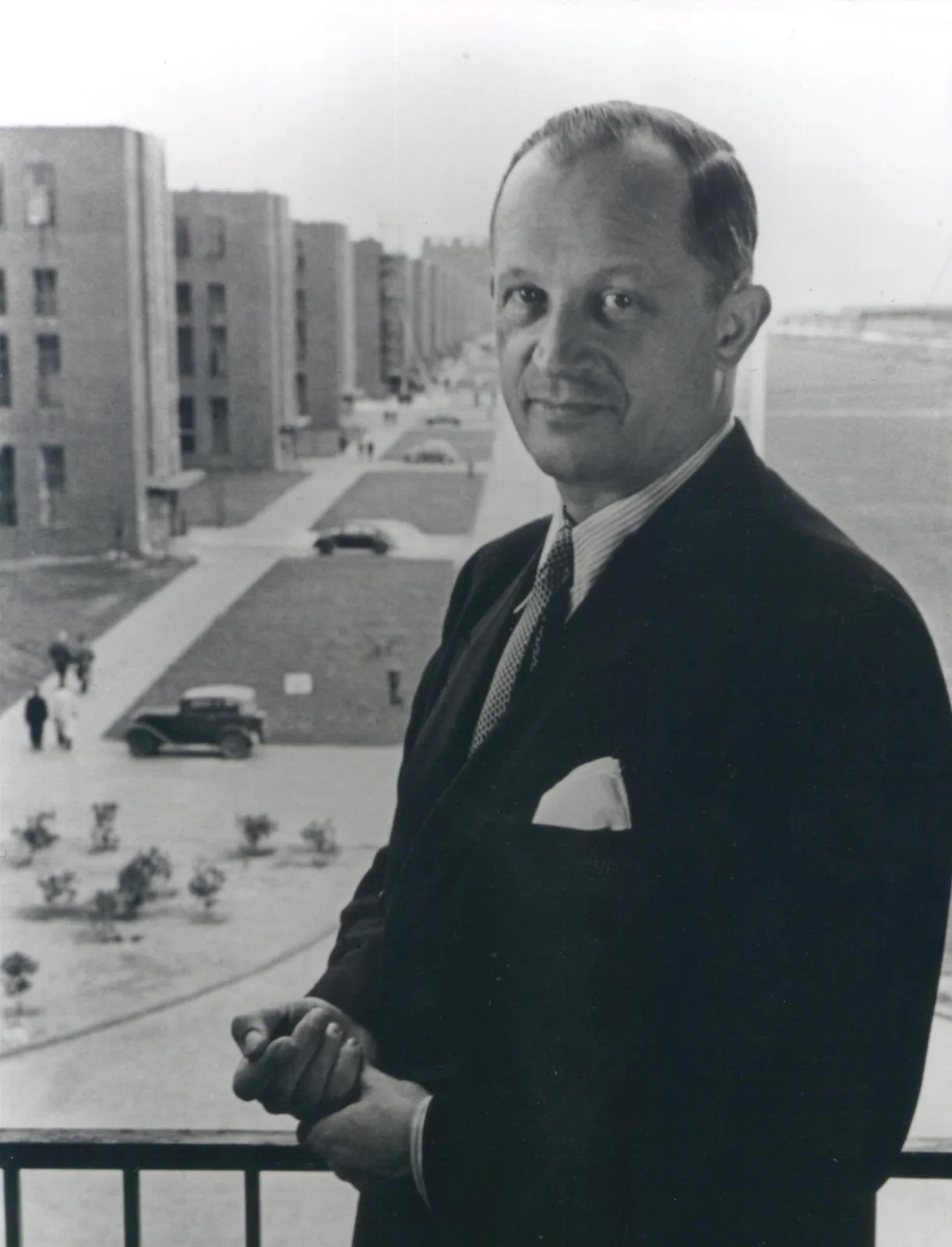 Heinz Heinrich Nordohoff en la planta de Wolfsburg