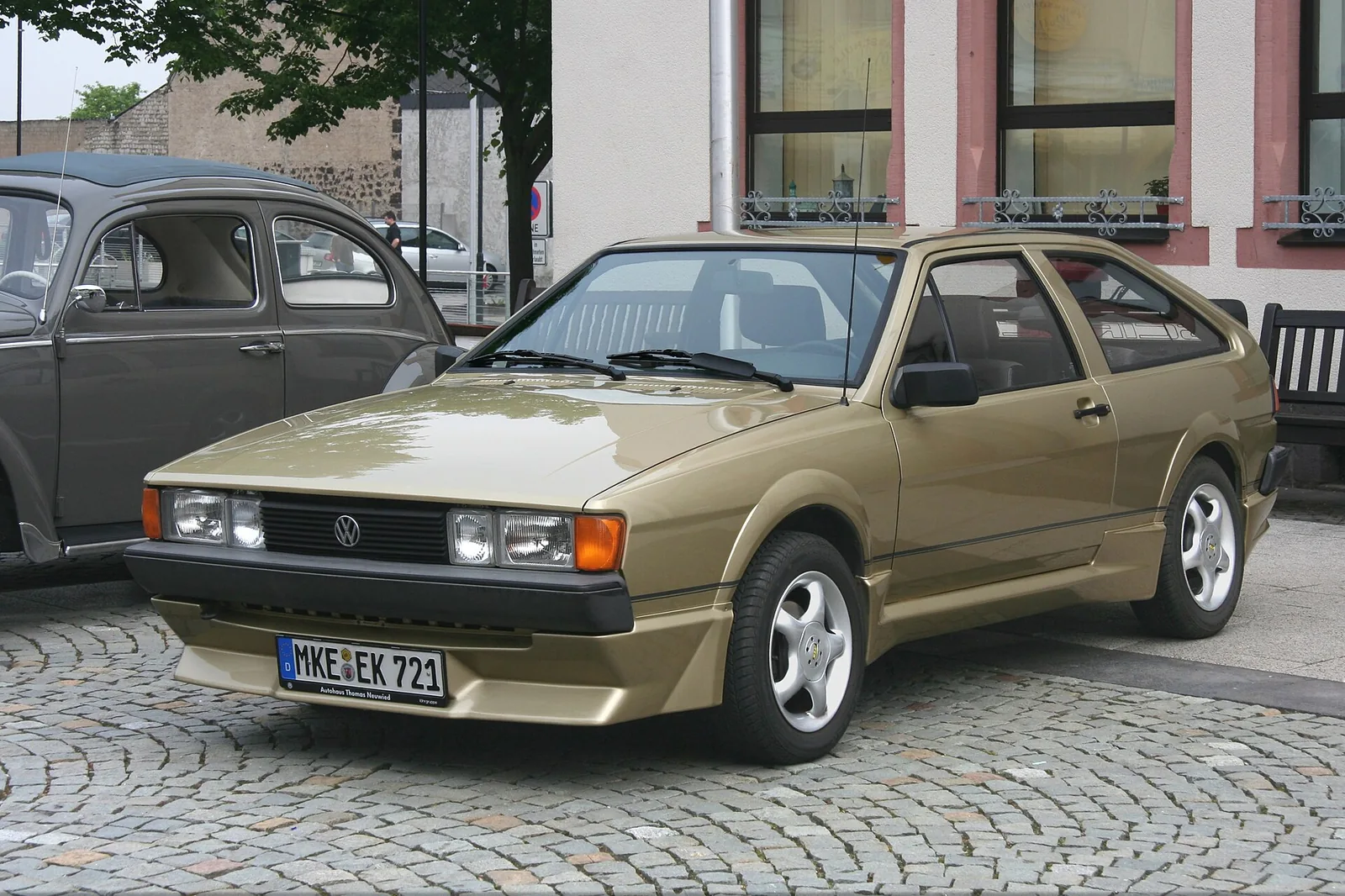 VW Scirocco GTX, Baujahr 1984; amtliches Kennzeichen verändert