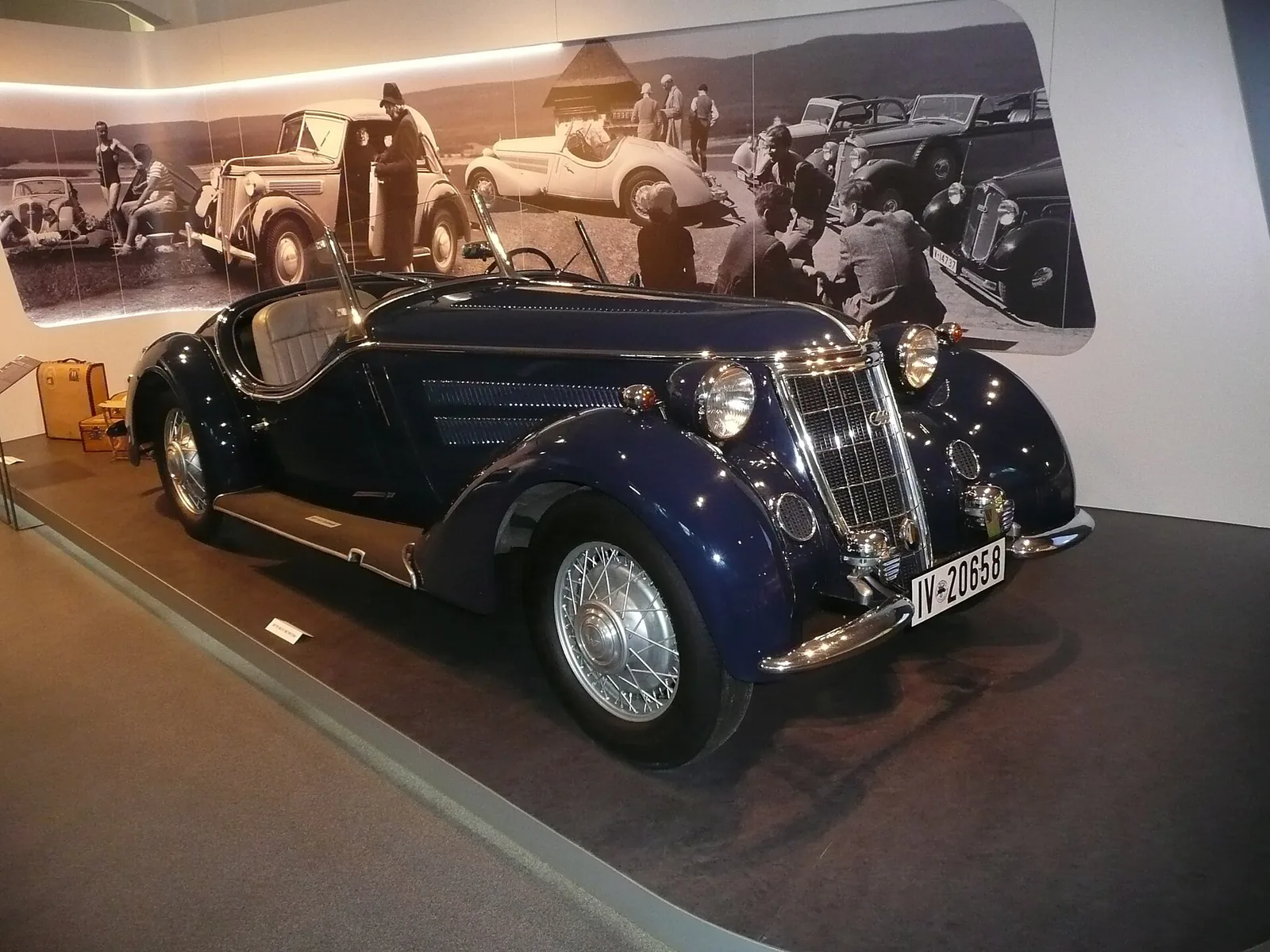 Wanderer-W25_K_Roadster aus dem Jahr 1936 im August Horch Museum in Zwickau